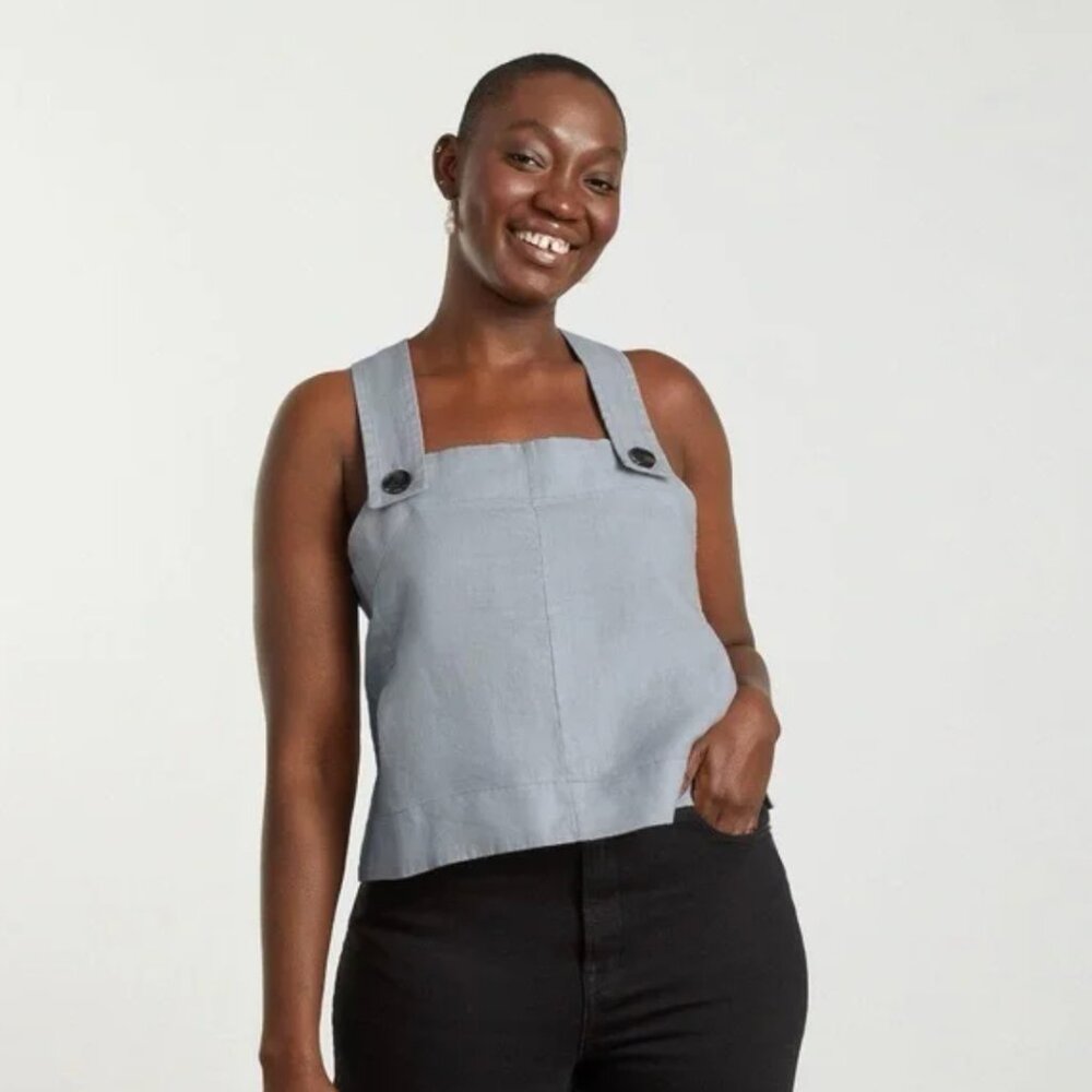The Apron Cross Strap Tank